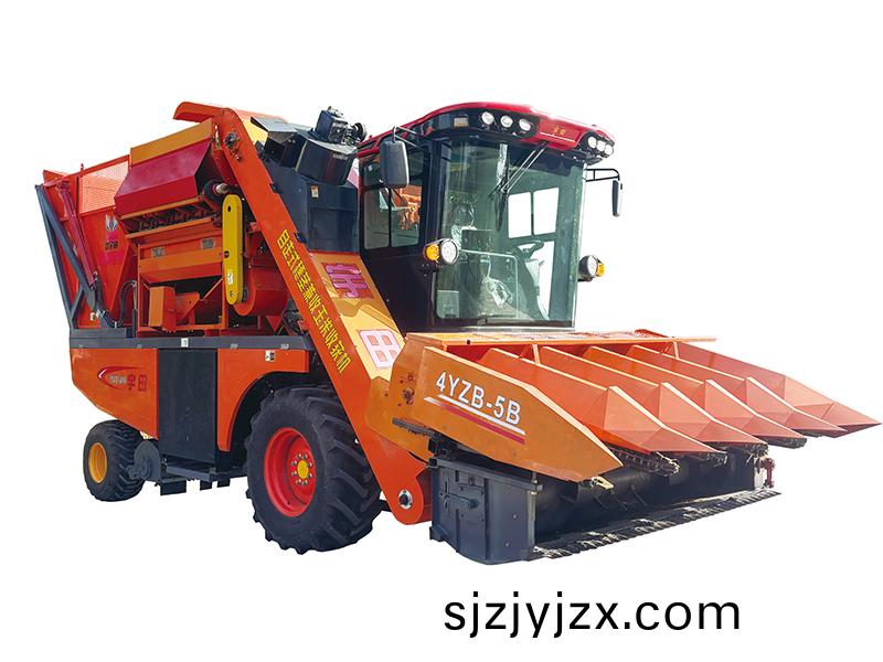 4YZB-5B自走式(shi)穗莖(jing)兼收玉(yu)米(mi)收穫(huo)機(ji)