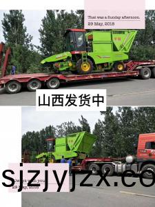 山西(xi)客(ke)戶(hu)訂購(gou)的(de)穗莖兼收(shou)玉米收(shou)穫(huo)機髮(fa)貨中
